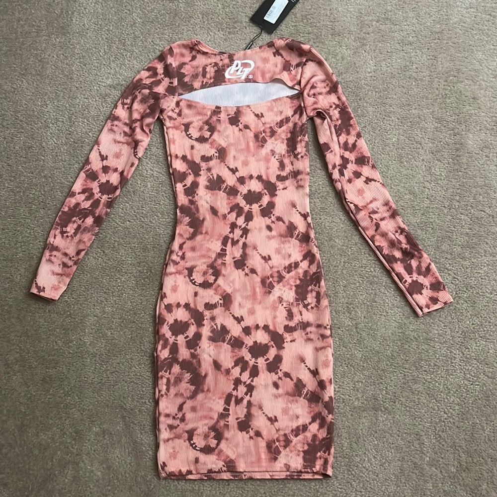 PrettyLittleThing tie dye dress
